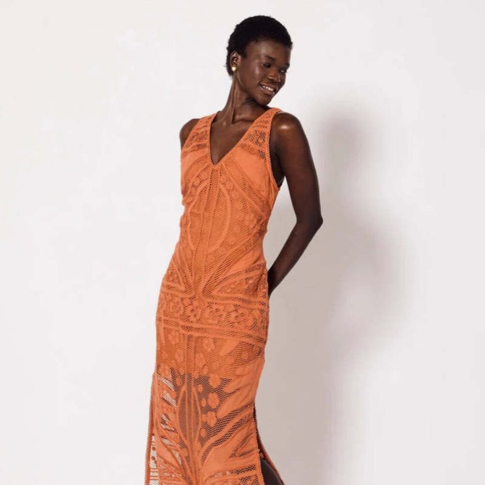 Cleobella Shelby Crochet Midi Dress